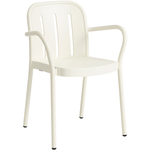 Hay - Fauteuil empilable Deville - Blanc - Designer Julien Renault pas cher