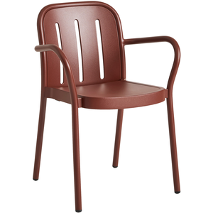 Hay - Fauteuil empilable Deville - Rouge - Designer Julien Renault pas cher