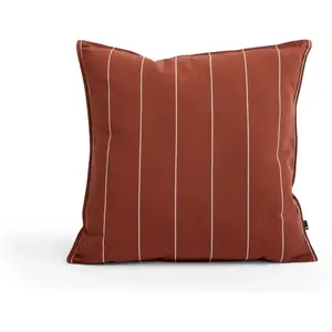 Comparateur de prix : HAY Coussin Terrazza, rubans étroits couleur terre cuite, 60 x 60 cm