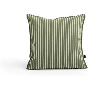 Comparateur de prix : HAY Coussin Terrazza, rubans larges olive, 50 x 50 cm