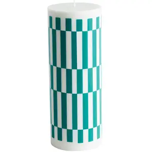Bougie Column L - light grey/green Hay pas cher