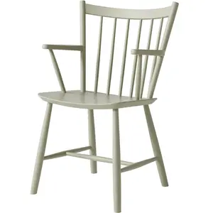 Hay - Fauteuil de repas FDB Collection - Vert - Placage de hêtre - Des... pas cher