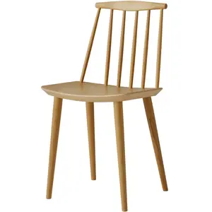 Hay - Chaise FDB Collection - Bois naturel - Placage de chêne - Design... pas cher