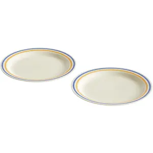 Set de 2 plateaux de Sombremesa - bleu / jaune Hay pas cher