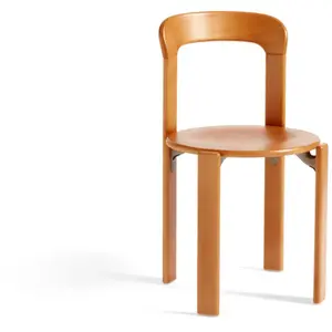 Comparateur de prix : Hay - Chaise Rey en bois laqué - Bruno Rey Orange taille unique