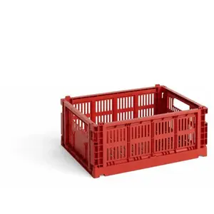 Comparateur de prix : Hay - Panier Colour Crate - Rouge - Polypropylène recyclé - Designer Hay Studio