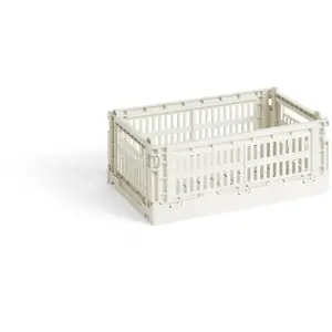 Comparateur de prix : Hay - Cagette pliable 100% recyclée Off-White S