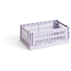 Comparateur de prix : Hay - Panier Colour Crate - Violet - Polypropylène recyclé - Designer Hay Studio
