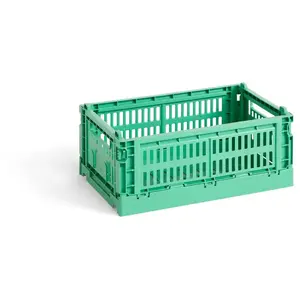 Comparateur de prix : Hay - Cagette pliable 100% recyclée Vert Menthe S