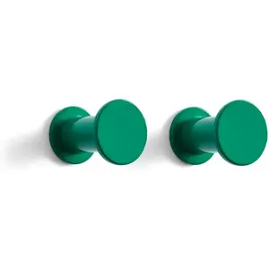 HAY - Bolt Hook set of 2 - Green pas cher