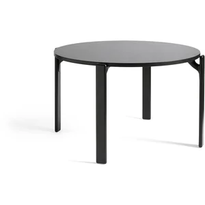 Table à manger en hêtre laqué noir profond 128 cm Rey - HAY