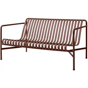 Hay - Canapé de jardin 2 places Palissade - Rouge - Acier - Designer R...