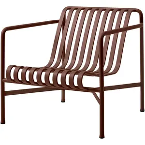 Hay - Fauteuil bas Palissade - Rouge - Acier - Designer Ronan & Erwan ... pas cher