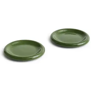 Comparateur de prix : Hay - Assiette à dessert Barro - Vert - Grès - Designer Pereira Office