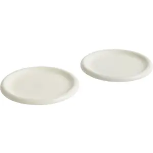 Hay - Assiette Barro - Blanc - Grès - Designer Pereira OfficeVendu parmade-in-design