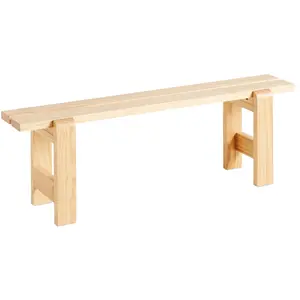 Banc en pin laqué 140 x 23 x 45 cm Weekday - Hay pas cher