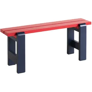 Banc Weekday Duo - rouge vin/bleu acier Hay pas cher