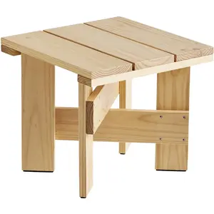 Table basse d'extérieur en pin naturel Crate - Hay pas cher