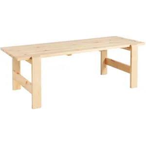 Table en pin laqué 230 x 83 x 74 cm Weekday - Hay