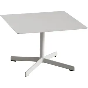 Table basse carrée en acier gris clair 60 x 40 cm Neu - Hay pas cher