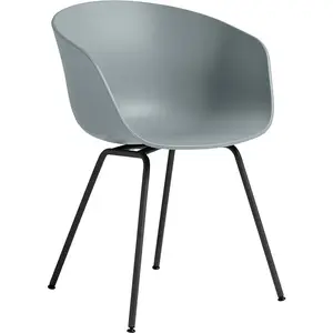 Hay - Fauteuil About a chair - Bleu - Polypropylène recyclé - Designer...