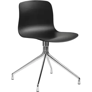 Hay - Chaise pivotante About a chair - Noir - Fonte d'aluminium - Desi...Vendu parmade-in-design