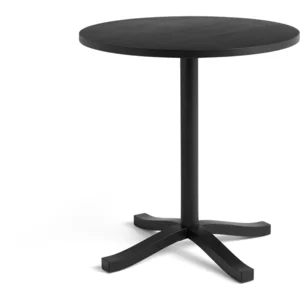 Table à manger en frêne laqué à l'eau noir 70 x 74cm Pastis - HAY pas cher