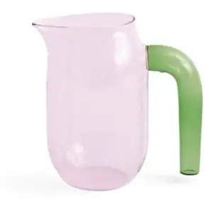 Hay - Carafe Jug - Rose - Verre borosilicaté - Designer Jochen Holz
