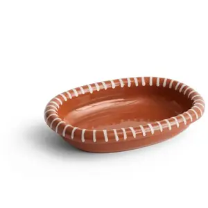 Hay - Plat en terracotta Barro, Rui Pereira Naturel S pas cher