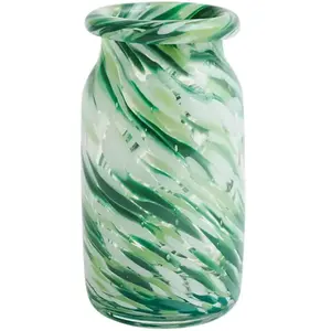 Hay - Vase en verre Splash Vert taille unique