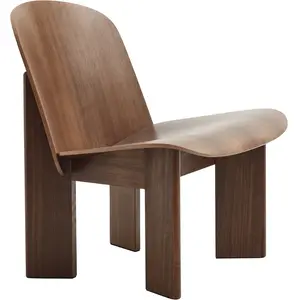 Hay - Fauteuil Chisel - Bois naturel - Contreplaqué de noyer - Designe...Vendu parmade-in-design