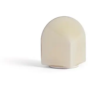 Comparateur de prix : Hay PARADE-Lampe portable Verre H16cm Blanc