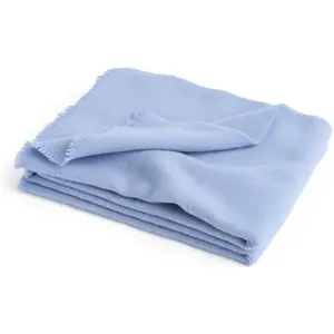 Hay - Plaid en laine Mono Bleu Clair 130x180Vendu parsmallable