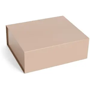 Hay - Boîte de rangement Colour Beige L pas cher