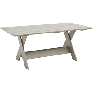 Hay - Table rectangulaire Crate - Beige - Pin massif laqué - Designer ... pas cher