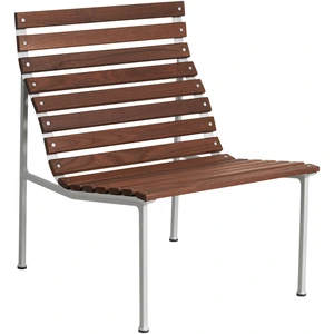 Chaise longue en frêne huilé et aluminium 70x63x80cm Traverse - Hay pas cher