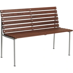 Banc en frêne huilé et aluminium 114x52x80cm Traverse - Hay pas cher