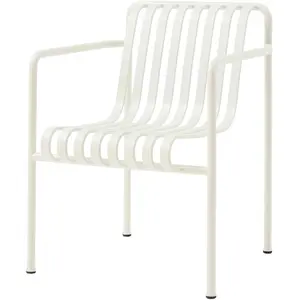 Hay - Fauteuil empilable Palissade - Blanc - Acier - Designer Ronan & ... pas cher