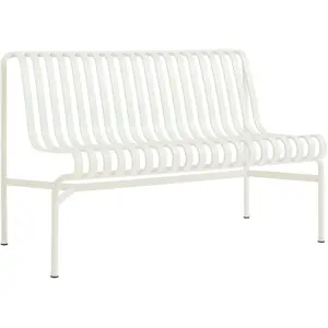 Hay - Banc avec dossier Palissade - Blanc - Acier - Designer Ronan & E...Vendu parmade-in-design