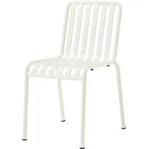 Hay - Chaise empilable Palissade - Blanc - Acier - Designer Ronan & Er... pas cher
