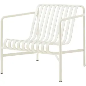 Hay - Fauteuil bas Palissade - Blanc - Acier - Designer Ronan & Erwan ... pas cher