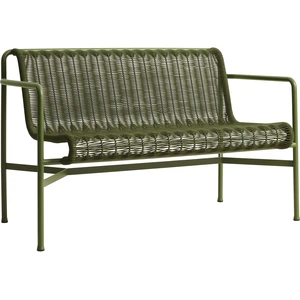 Banc d'extérieur en corde et acier kaki 128x70x80cm Palissade - HayVendu parmade-in-design