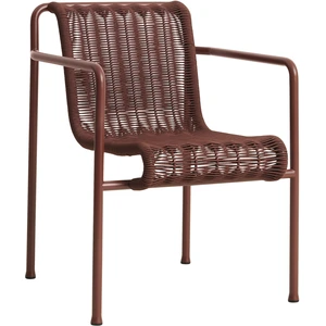 Chaise extérieure en cordons et acier bordeaux 63x66x80cm Cord - Hay pas cher