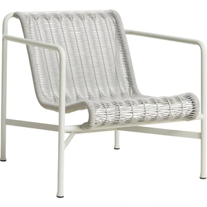 Fauteuil extérieur en cordons et acier gris 73x81x70cm Palissade - Hay pas cher