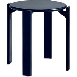 Tabouret en bois de hêtre laqué bleu 46,5x46cm Rey - Hay pas cher