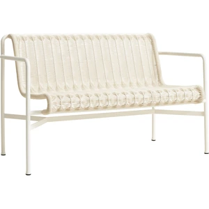 Banc d'extérieur en corde et acier crème 128x70x80cm Palissade - HayVendu parmade-in-design