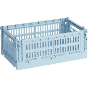 Hay - Cagette pliable Crate Bleu Clair S pas cher