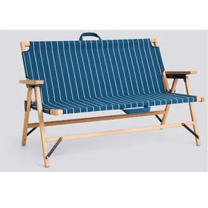 Banc pliable Outdoor Market, Jasper Morrison Hay Bleu taille unique pas cher