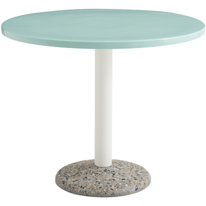 Hay - Table ronde Ceramic - Vert - Béton effet terrazzo - Designer Mul... pas cher