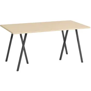 Hay - Table rectangulaire Loop - Bois naturel - Placage de chêne - Des...Vendu parmade-in-design